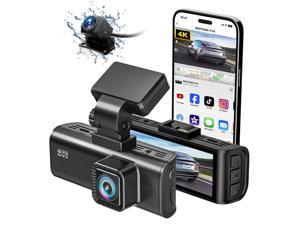 REDTIGER 4K Dash Cam Front and Rear,Built-in WiFi GPS 4K+108...