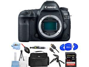 Canon EOS 5D Mark IV 4K DSLR Camera Body Only 1483C002 Starter 64GB Bundle