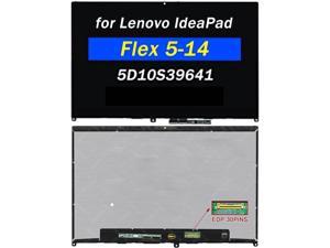 Replacement 5d10s39641 for Lenovo IdeaPad Flex 514 514ARE05 514IIL05 81X2 81WS Series FullHD IPS LCD Display Touch Digitizer Assembly Bezel