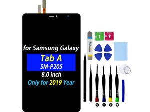 Screen Replacement 2019 Year 80 for Samsung Galaxy Tab A 80  S Pen 2019 SMP205 Tab A Plus 8 LCD Display Touch Screen Digitizer Assembly Repair ReplacementBlack