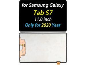Screen Replacement 2020 110 for Samsung Galaxy Tab S7 SMT870 SMT875 SMT876B LCD Screen Replacement LCD Display Touch Digitizer Assembly Repair Parts KitsBlack