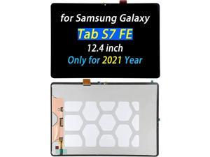 Screen Replacement 2021 124 for Samsung Galaxy Tab S7 FE SMT730 T733 T736 T738U T735 T737 LCD Display Touch Screen Digitizer Assembly Repair Replacement Not Fit S7 Plus