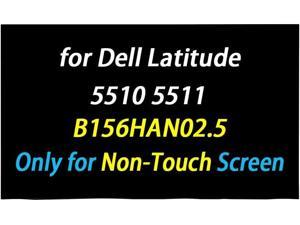 156 Screen Replacement B156HAN025 for Dell Latitude 5510 5511 AUO25ED LCD Screen FullHD 1080p 30Pin Laptop Display Panel