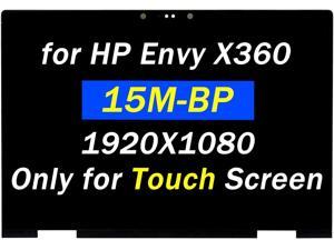 Replacement 156 NV156FHMN4X for HP Envy X360 15MBP111DX 15MBP112DX 15MBP011DX 15MBP012DX 15MBQ021DX 15MBQ121DX 15BP143CL 15BP152WM FullHD LCD Touch Screen Digitizer Assembly Bezel
