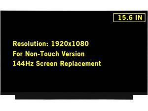 156 Screen Replacement for ASUS TUF Gaming F15 FX506 FX506H FX506L FX506LU FX506LH FX506LI FX506HE FX506HC FX506HM FullHD 1920x1080 IPS LED LCD Display Screen Panel 144Hz  40Pin Connector