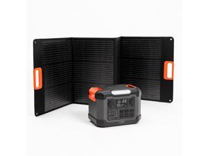 MAXIRON 1200w Portable Power Station 1080Wh Solar Generator with Wireless Charger 5 LED Modes Solar powered generator for Traveling Home Use Emergency Backupin 310 USA