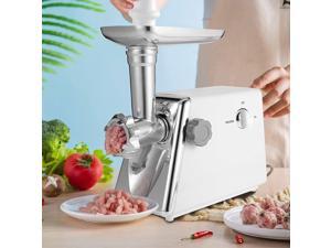 600W Electric Meat Grinder with Sausage & Kubbe Kit, Heavy Duty Meat Mincer, Food Grinder with 3 Grinder Plates