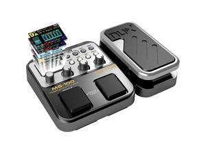MG100 Professional MultiEffects Pedal Processor Musical Instrument Parts 40s Record 55 Effect Mode 10 Sound Di Box Electric Guitar and Bass Loop Amplifier Tube Pedal