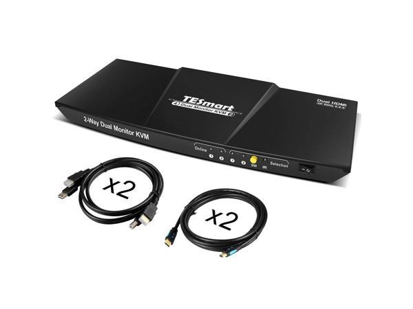 Best 4K Dual Monitor KVM Switch for Two Computers - AV Access
