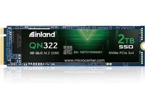 INLAND QN322 2TB NVME M.2 2280 PCIe Gen 3.0x4 3D NAND SSD Internal Solid State Drive, PCIe Express 3.1 and NVMe 1.4 Compatible (2TB)