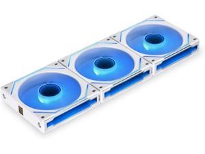 Lian Li UNI Fan SL-INF 120 RGB Infinity Mirror ARGB Fan 120mm White 3-Pack Controller