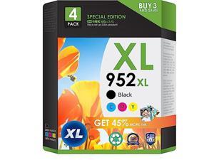 INKjetsclub High Yield Compatible with HP 952 XL Printer Ink Cartridges Works with Officejet Pro 8210 8216 8710 8715 8702 8210 7720 7740 8720 8730 Printes 4 Pack Black Cyan Magenta Yellow