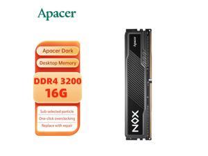 Apacer Dark ram 16GB 288-Pin DDR4 ram 3200(PC4 25600)Desktop Memory Apacer dark vest 8G 16G DDR4 3200 3600 desktop computer high frequency memory strip dark vest