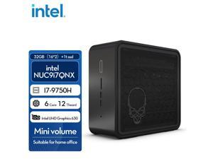 Intel NUC 9 NUC9i7QNX Gaming and Entertainment Desktop Black (Intel i7-9750H 6-Core, Intel UHD 630, Wifi, Bluetooth, 1xHDMI)32G RAM / 1T SSD