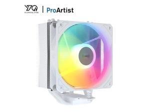 The ProArtist Basic B3 air-cooled radiator supports the 12th generation LGA1700AM4 with silicone heat pipe B3Pro White (the base silicone grease has been precoated)CPU Cooling