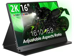 UPERFECT 2K 16 Inch Portable Monitor , 500 Nits 1500:1 Adjus...