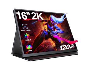Portable Monitor For Laptop 16  UPERFECT 2K 120HZ HDR FreeSync Portable Gaming Monitor for PS5 Xbox Switch