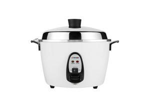 TATUNG 10 Cups Multifunction Indirect Heat Rice Cooker Steamer and Warmer TAC10GSF White 4L Aluminum Outer Stainless Inner Pot