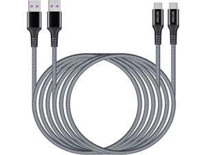 Type C Cable Fast Charge 10Ft Long USB C Charger Cord for Samsung Galaxy S10S9S8Note98LGGoogle PixelMotorolaPS5Nintendo SwitchKindle Fire USB A to USBC Braided Phone Charging 2Pack 10 ft