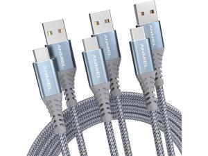 USB C Cable3Pack 10ft  33ft  66ft3A Fast Charging Cord USB Quick Charger Type C CableNylon Braided USB A to USB C Cable for Samsung Galaxy S10 S9 Note10 9 8 LG V20 G6