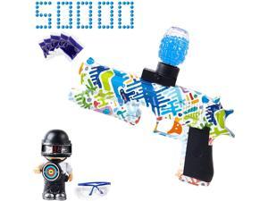 Sepehe Gel Ball Blaster Best Cool Splatter Ball Toy Electric with 50000 Water Gel Beads Electronic Scoring Target Goggles Great for Outdoor Shooting Games