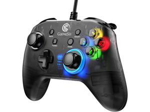 GameSir T4w Wired PC Game Controller Dual Vibration Joystick PC Gaming Controller Compatible for Windows PC