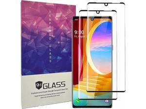 for LG G9  LG Velvet 5G UW Screen Protector Tempered Glass 3D Curved HD Clear Scratch Resistant Bubble Free AntiFingerprints 9H Hardness Case Friendly for LG UW 68