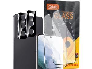 22 Pack Oduio Screen Protector for Samsung Galaxy S21 62 Tempered Glass with Camera Lens Protector Fingerprint Unlock Full Coverage HD Clear Bubble Free Protective Film