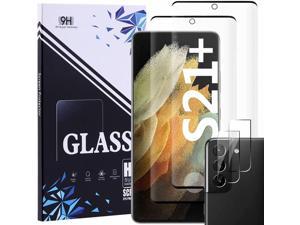 For Samsung Galaxy S21 Plus Tempered Glass Screen Protector S21 Protector 22 PackCamera Lens 3D Full CoverageAntiScratchHD Fingerprint Unlock for Plus S21Plus