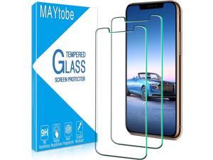MAYtobe 2 Pack Designed For iPhone 11 Pro iPhone XS iPhone X Screen Protector Tempered Glass 9H Hardness Anti Scratch Bubble Free Easy to Install Welcome to consult
