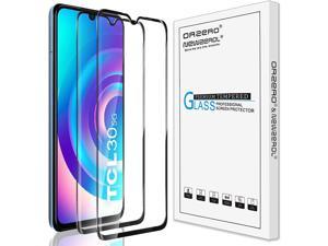2 Pack Orzero Screen Protector Compatible for TCL 30 5G Not for TCL 30 XE 5G Tempered Glass 25D Arc Edges 9H High Definition AntiScratch BubbleFree Lifetime Replacement