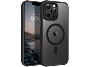 BENTOBEN for iPhone 13 Pro Max Phone CaseiPhone 13 Pro Max Magnetic Case Compatible with MagSafe Translucent Matte Shockproof Women Men Girl Protective Case Cover for iPhone 13 Pro Max 67Black
