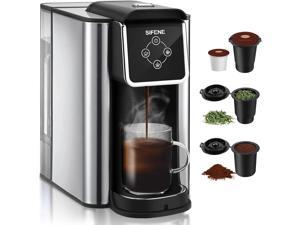 Homtone Programmable 12 Cup Coffee Maker & Coffee Grinder Combo