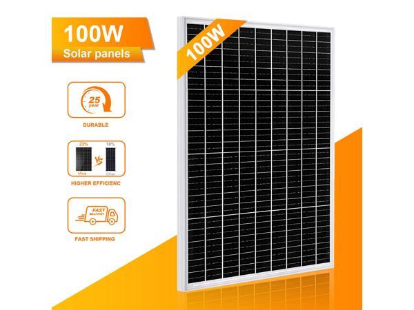 PFCTART 100W 200W 400W 1000W Watt Monocrystalline Solar Panel PV 12V Home RV