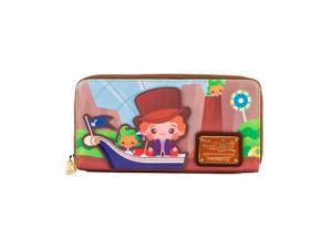 Loungefly Charlie And The Chocolate Factory 50th Anniversary Zip Around Wallet