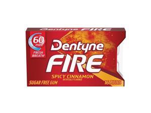 4 Packs Dentyne Fire Spicy Cinnamon Flavor Gum16 Pieces Each
