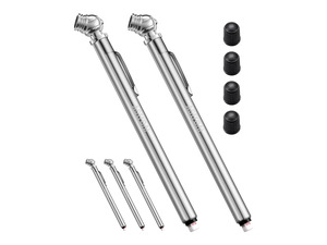 KEHIPI 5 Pack Pencil Tire Pressure Gauge (10-75PSI) Stainless Steel Body and Metal Made Nozzle for Vehicles