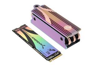SABRENT Gaming SSD Rocket 4 Plus-G with Heatsink 2TB PCIe Gen 4 NVMe M.2 2280 Internal Solid State Drive, up to 7GBps Speed, Heat Management [SB-RKTG-GHSK-2TB]