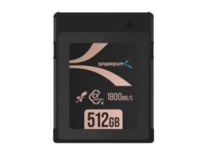 SABRENT Rocket CFX PRO 512GB CFexpress Type B Memory Card R1800MB/s W1700MB/s (CF-XXIT-512)
