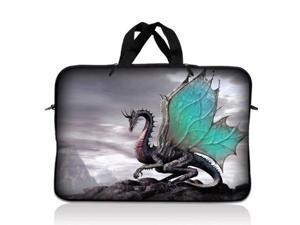 LSS 156 inch Laptop Sleeve Bag Carrying Case Pouch with Handle for 14 15 154 156 Apple Macbook GW Acer Asus Dell Hp Sony Toshiba Flying Dragon