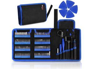 126 in 1 Precision Screwdriver Set with 111 Bits Magnetic Driver Kit Professional Electronics Repair Tool Kit for Repair Computer PC MacBook Laptop Tablet iPhone Xbox Game Console