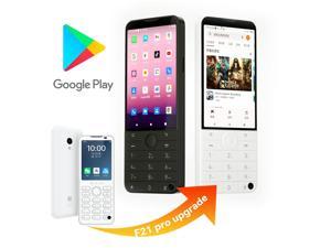 New Qin F22 Pro Smart Touch ScreenPhone Wifi 4G 35 Inch 4GB 64GB Add Google Store Android QinGlobal Version Mobile Phone White