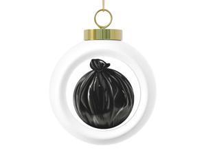 Trash Bag Christmas Ball Ornament