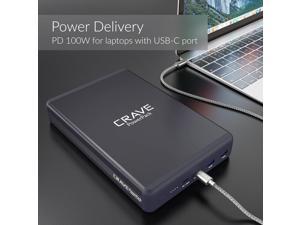 50000mAh Laptop Power Bank 5849121620V Portable Laptop Battery Charger with  QC30 amp TypeC for Dell HP Lenovo Acer MacBook and More 