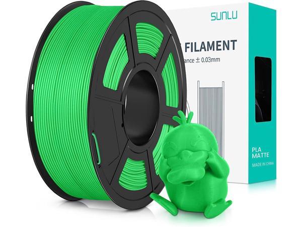 SUNLU Matte PLA 3D Filament 1KG Shine-Free Surface 1.75MM Arrange