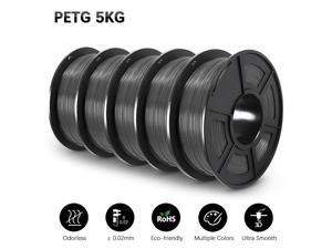 10KG SUNLU PLA Carbon Fiber 3D Printer Filament Black 1.75mm Neat Spool  No-Knot