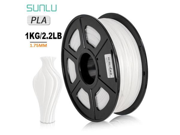 SUNLU PLA 3D Printer Filament 1.75mm, Neatly Wound PLA Meta Filament,  Toughness, Highly Fluid, Fast Printing for 3D Printer, Dimensional Accuracy  +/- 0.02 mm (2.2lbs), 330 Meters, 1 KG Spool, Ice Blue : Industrial &  Scientific 