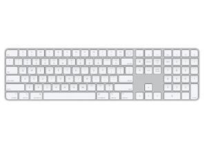 Refurbished Apple Magic Keyboard with Touch ID  Numeric Keypad  White  English