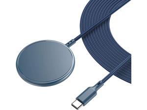 ZEROLEMON Magnetic Wireless Charger 10ft Support MagSafe Charger Fast Wireless Charging Pad for iPhone 1414 Plus14 Pro Max iPhone 1312 Mini 12 Pro MaxAirPods  Rugged Blue
