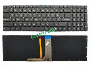 New MSI GE62 2QD GE62 2QE 2QF GE62 Apache MS16J1 MS16J2 Keyboard US Backlit
